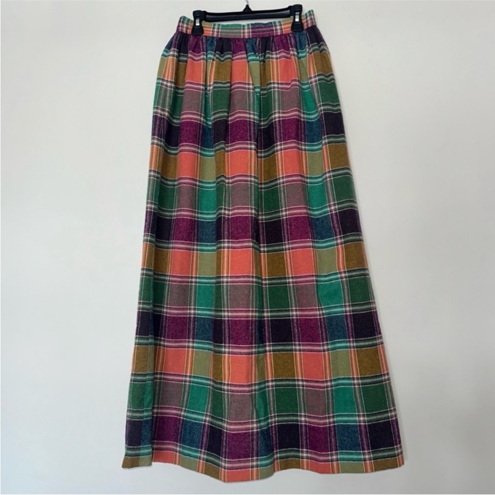 Vintage Handmade Plaid Skirt